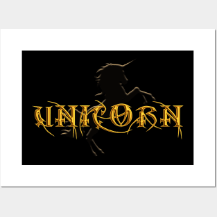 Golden Unicorn Posters and Art